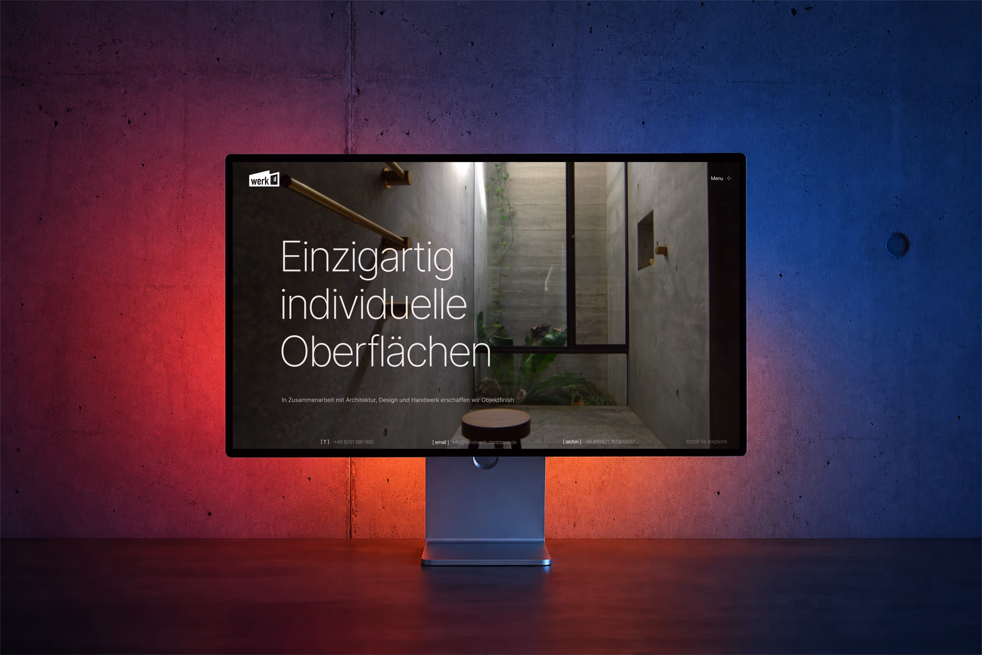 werk d Website Preview